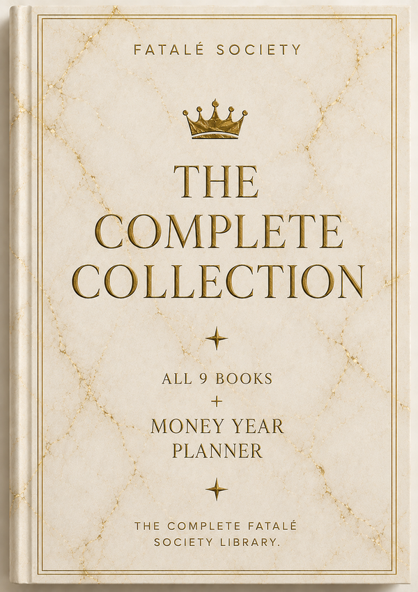 Fatalé Society The Complete Collection cream marble and gold cover