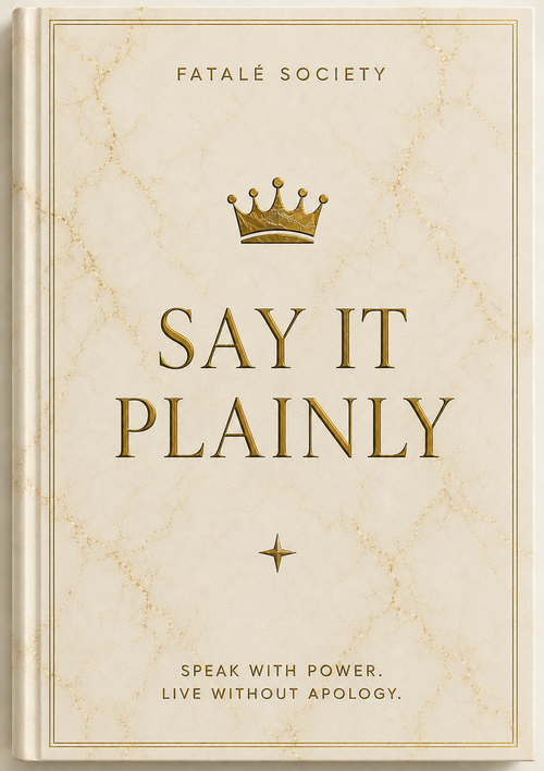 Say It Plainly original book cover