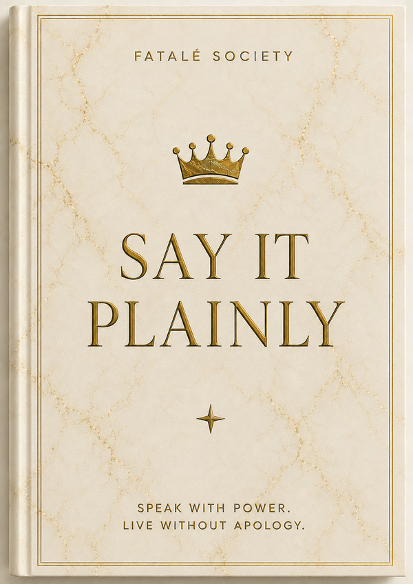 Say It Plainly original book cover