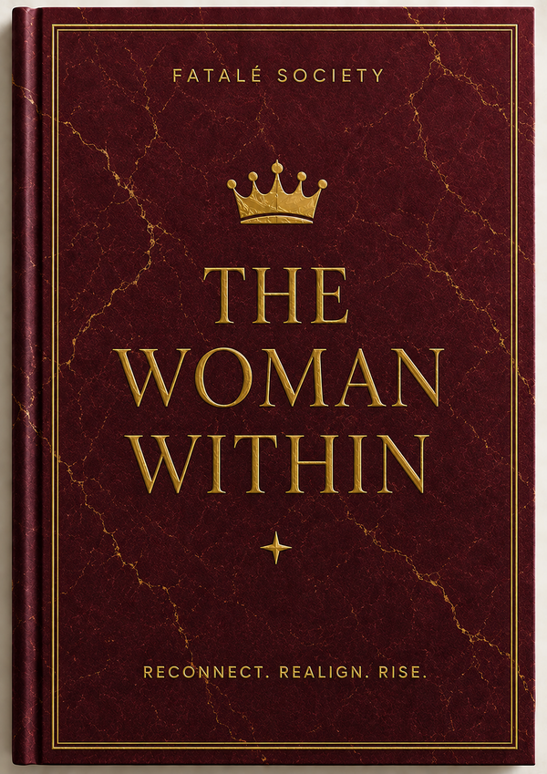 The Woman Within burgundy and gold cover